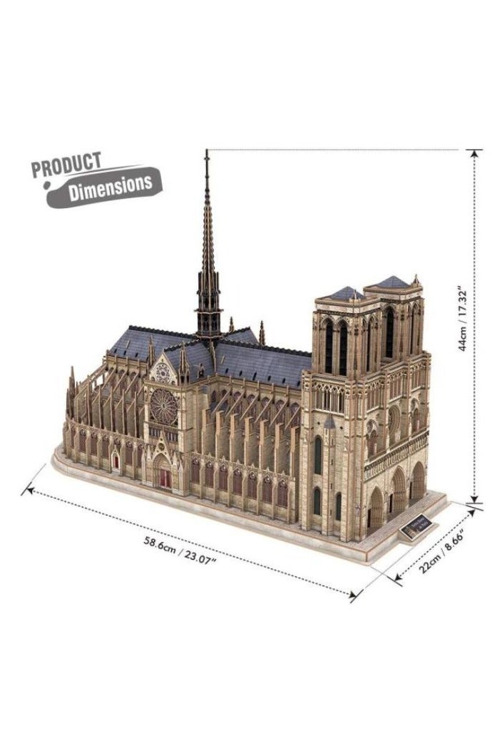 كيوبيك فن بازل ثلاثى الابعاد من كيوبيك فن نوتردام باريس 293 قطعه 10+ - Image 3