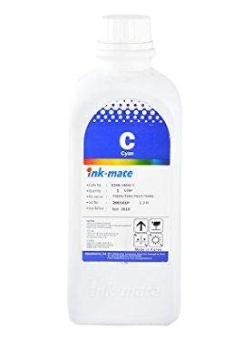 Inkmate Refill Ink for Cartridge Printers, Blue, 1 Liter for Refilling Printer Cartridges