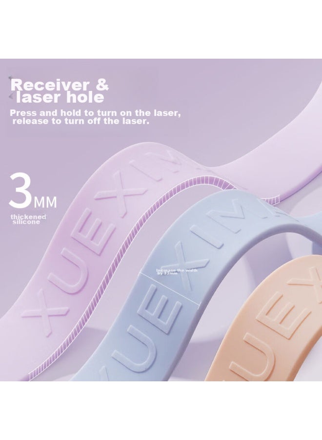 XUEXIMAN Xueximan 8-word Resistance Band For Women, Back Opening Elastic Band, Home Fitness Yoga Stretching Band, Back Stretching And Strengthening Tool - Image 3