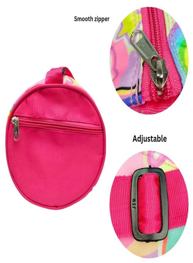 RedChimes 1 Pcs Fancy Cute Unicorn Duffel Bag Travel Gym Sports Gymnastics Dance Classes for Girls - Image 3