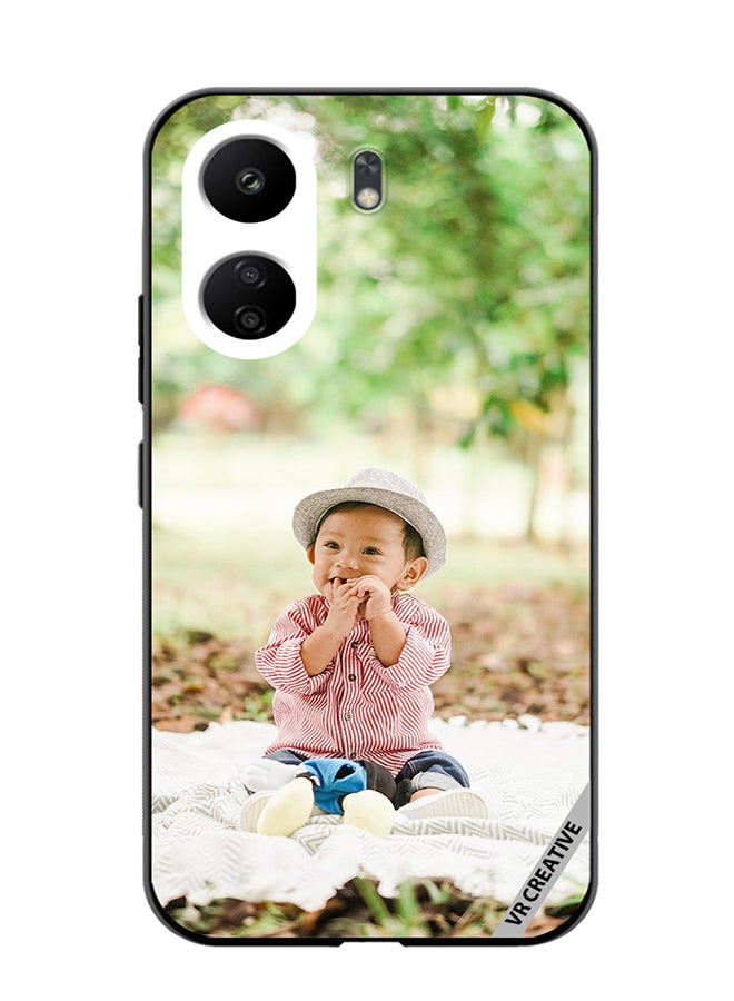 VR CREATIVE Protective Case Cover For Xiaomi Redmi 13C Smiley Baby Design Multicolour - Image 1