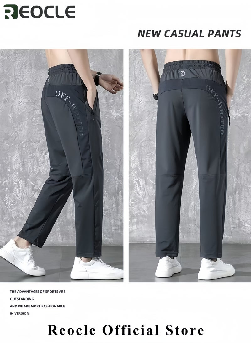 REOCLE Men's Lightweight Hiking Pants Breathable Quick Dry Fit Pants for Waterproof Camping Fishing Running Athletic Active Jogger Pant - Image 3