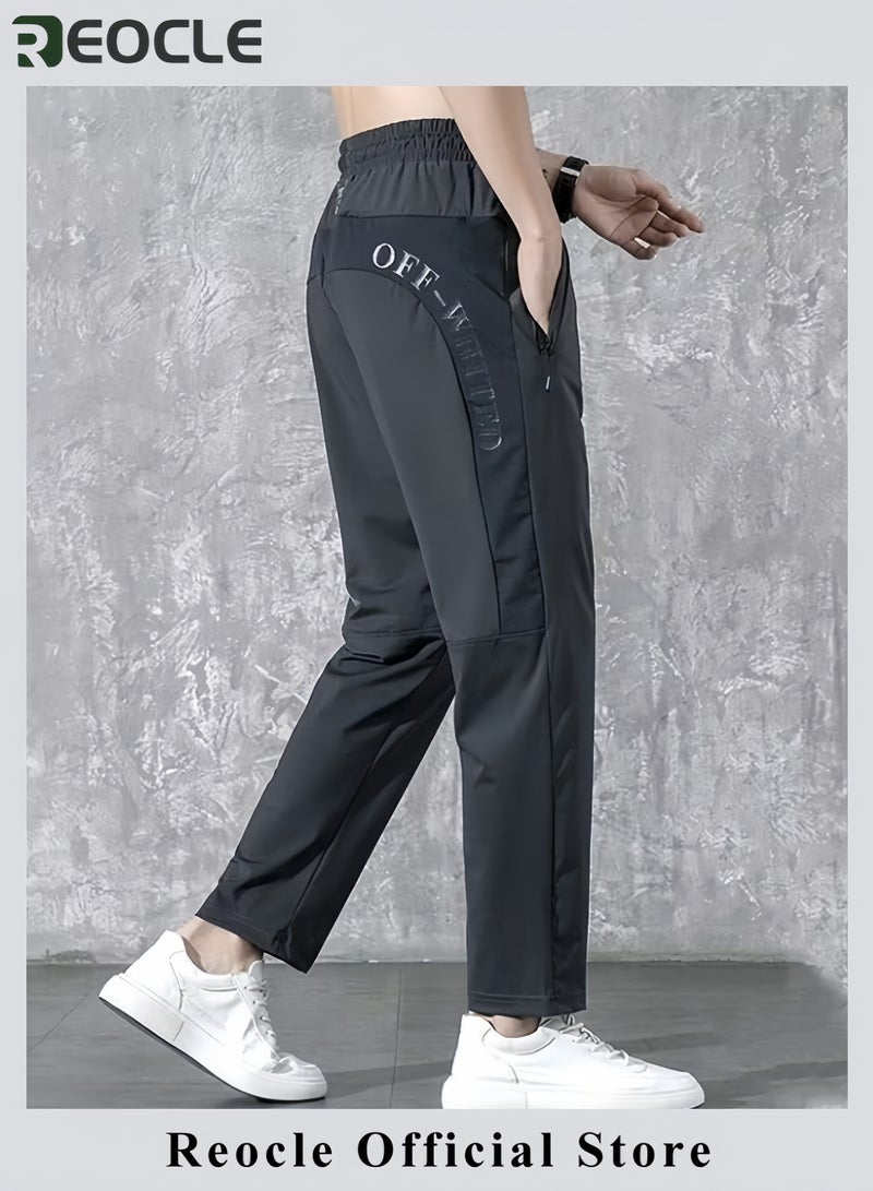 REOCLE Men's Lightweight Hiking Pants Breathable Quick Dry Fit Pants for Waterproof Camping Fishing Running Athletic Active Jogger Pant - Image 4