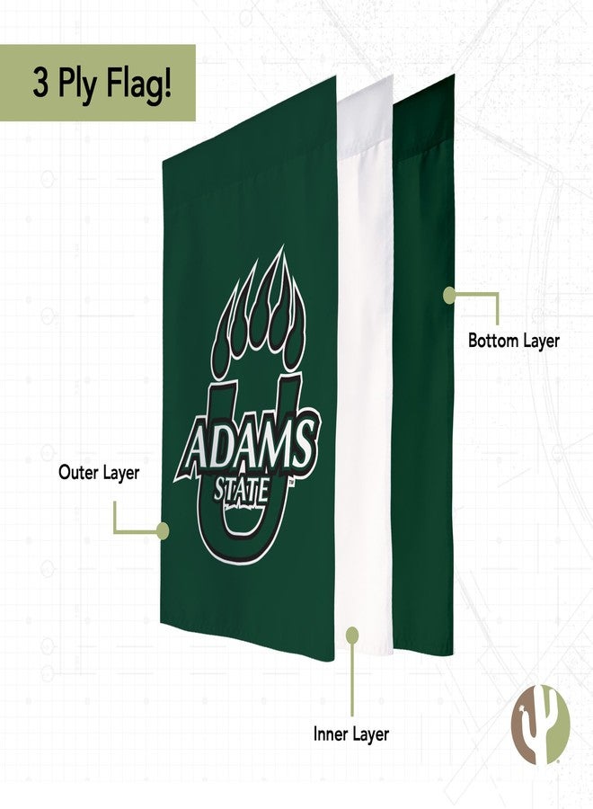 Desert Cactus Adams State University ASU Garden Flag – 19 x 12 inch Adams State Grizzlies Banner, For Outdoor Display and Events (Design 1) - Image 3