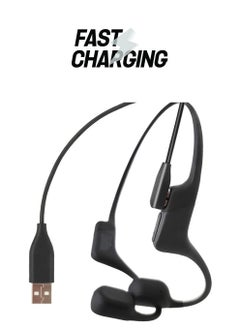 Replacement Charging Cable Flexible USB Cable with Magnetic Charger Connector Compatible with AfterShokz Aeropex/OpenComm & Shokz OpenRun/OpenRun Pro/OpenRun Mini (AfterShokz Aeropex Mini) Headphones