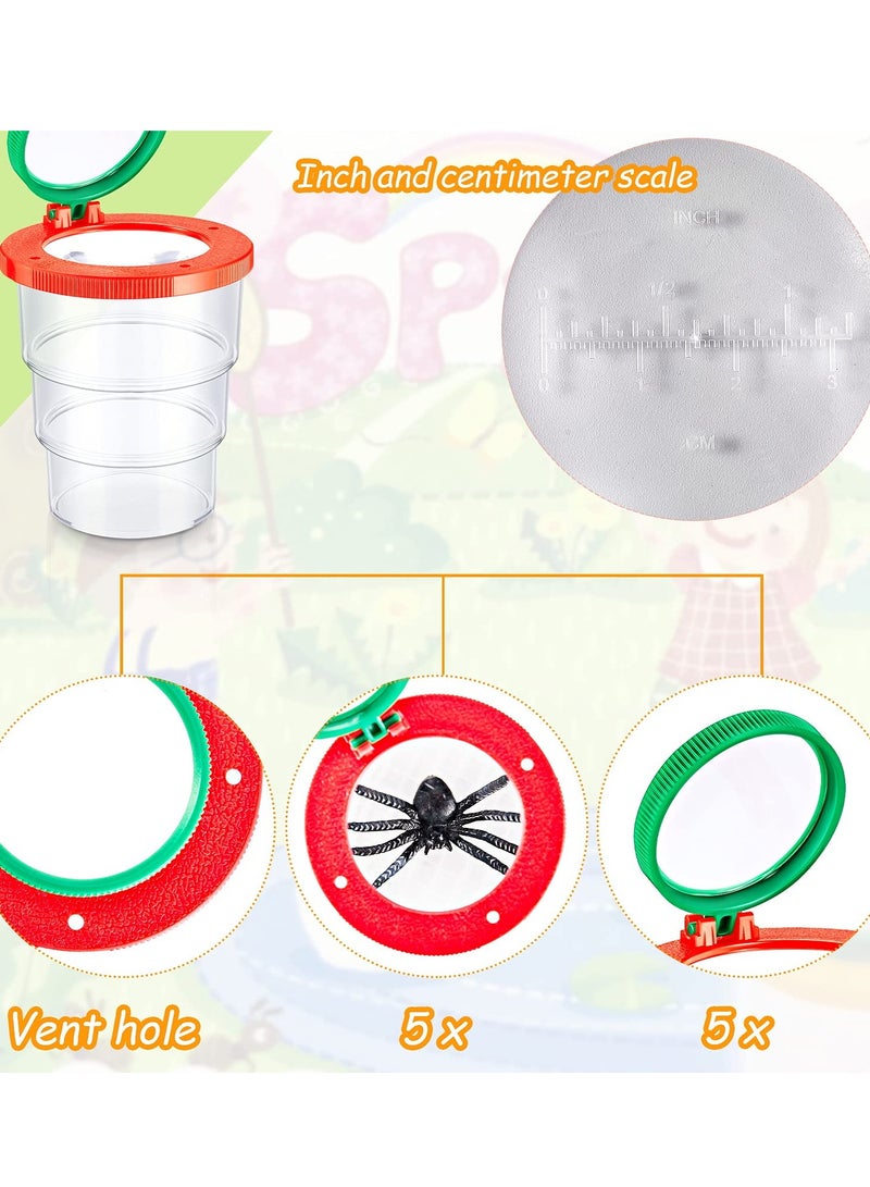 2 PCS Magnifying Insect Box Insert Bug Viewer Bug Magnifier Container Critter Insect Cage Bug Jar for Kids Children Science Nature Exploration Tool - Image 3
