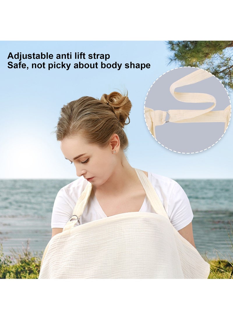 Adando Adando Multifunctional Nursing Cover – Breastfeeding towel - Breastfeeding Scarf - Privacy Shawl & Nursing Cloth Outdoor, Nursing Protective Cover Design for On-the-Go Moms - Image 3