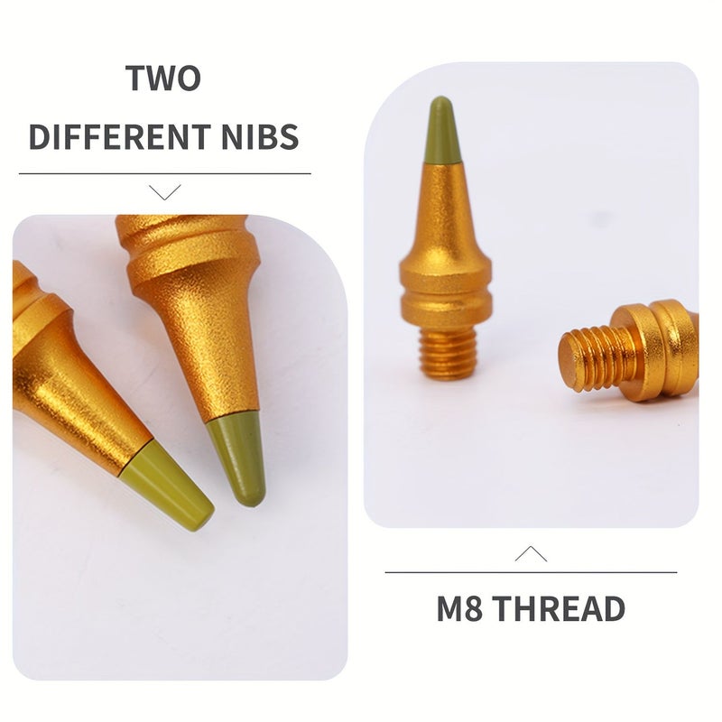 2 Sets Yellow Tapping Head Car Dent Repair Tools Aluminum Alloy - Image 4