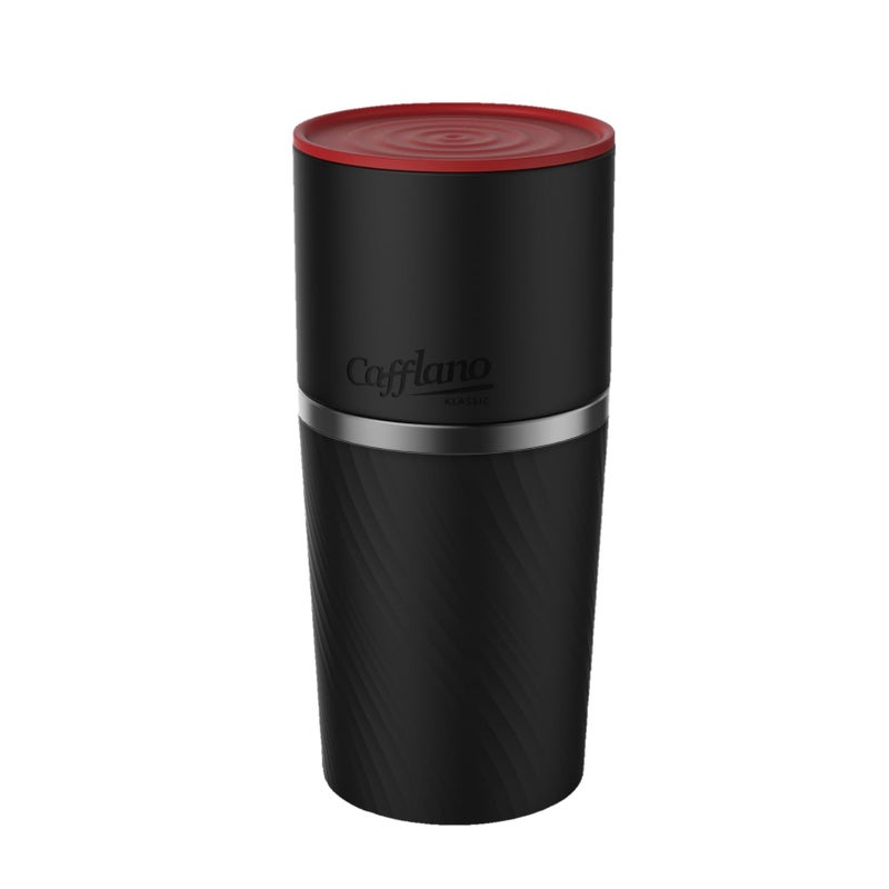 Cafflano Klassic  Allin1 Drip KettleGrinderPermanent Stainless Filter DripperDoublewall Tumbler Pourover Coffee Maker for Camping  Travel