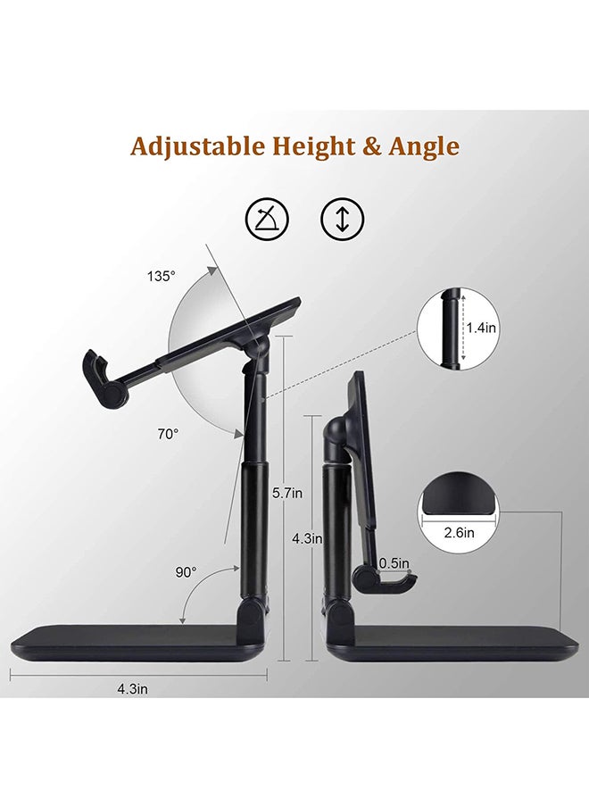 Home Pro Home Pro Foldable Phone IPAD Holder Fully Adjustable Foldable iPad Stand for Desk Universal Phone Holder for Car, Vent Car Phone Holder  - Image 5