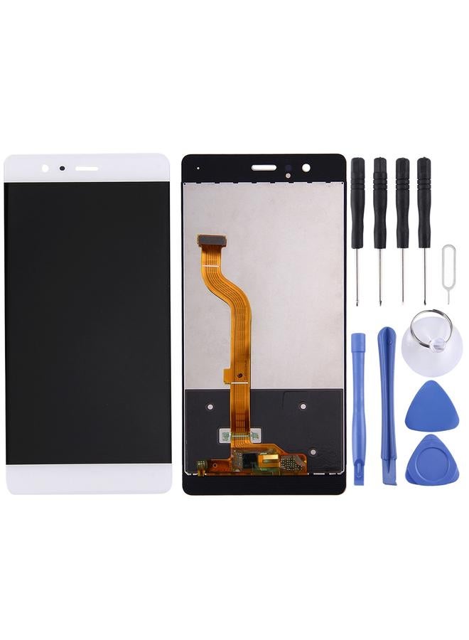 erorex Replacement OEM LCD Screen For Huawei P9 Standard Version with Digitizer Full Assembly White - Image 1