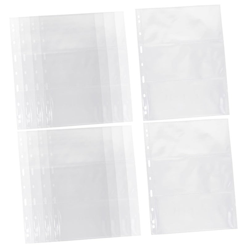 10 Pockets Currency Album Pages Sleeves For Organizing Banknotes Photos Collectors - Image 2