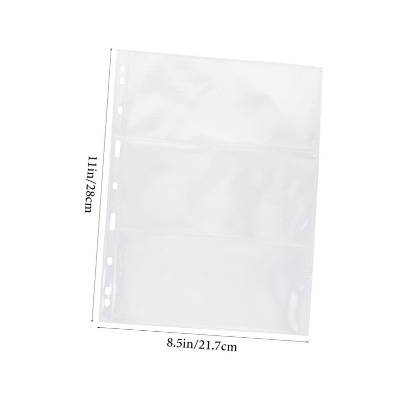 10 Pockets Currency Album Pages Sleeves For Organizing Banknotes Photos Collectors - Image 3