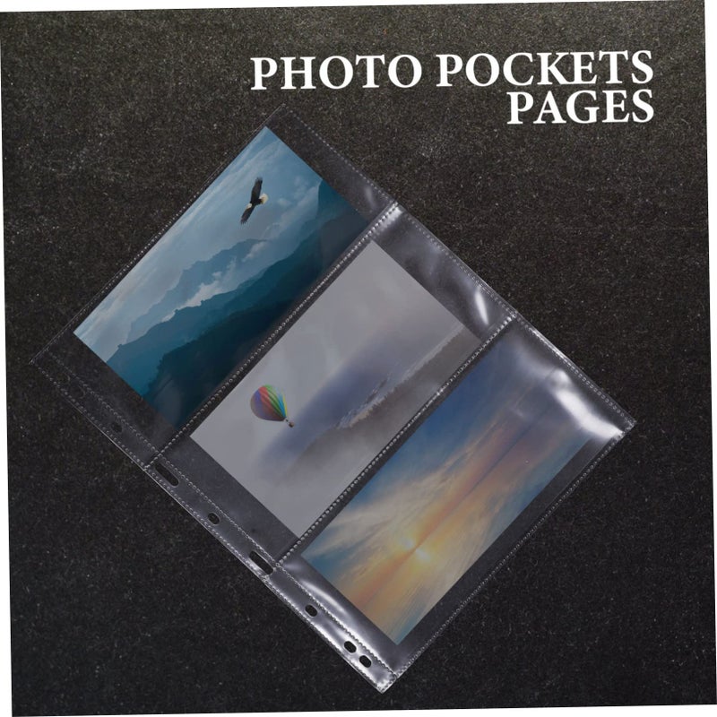 10 Pockets Currency Album Pages Sleeves For Organizing Banknotes Photos Collectors - Image 5