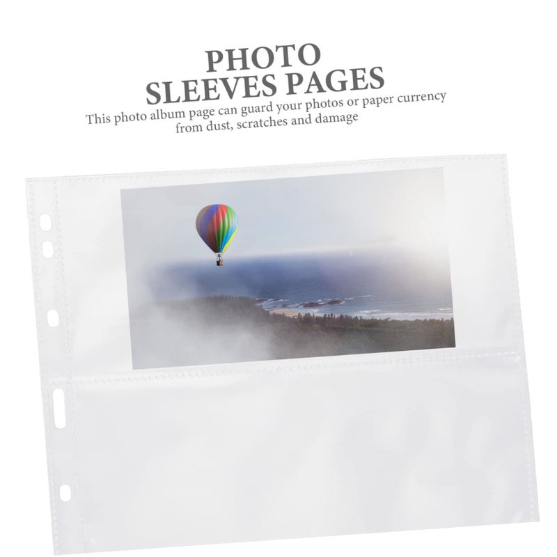 10 Pockets Currency Album Pages Sleeves For Organizing Banknotes Photos Collectors - Image 4