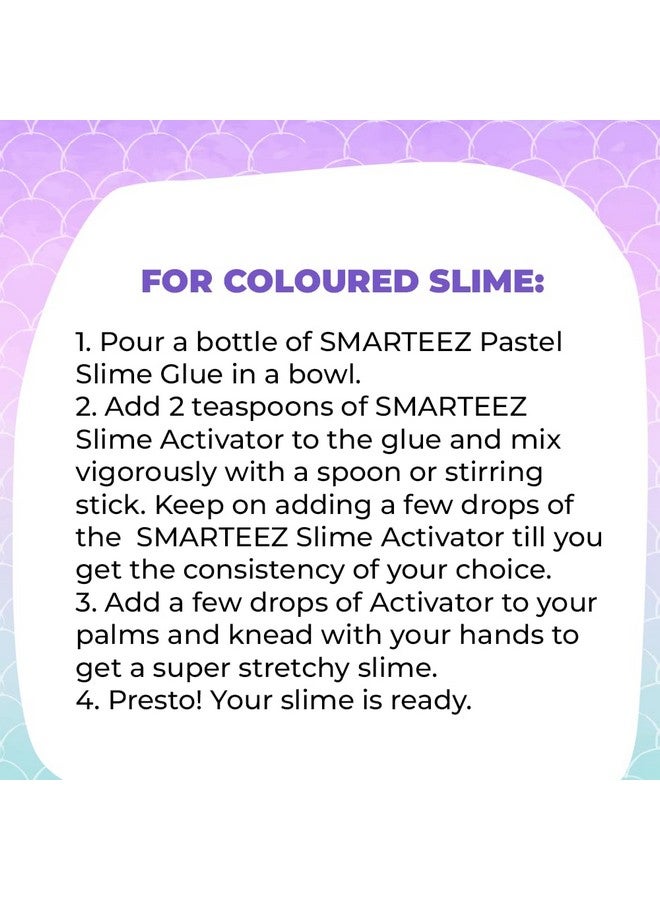 SMARTEEZ Mermaid Slime Therapy JAR | Mermaid Slime KIT | Slime Making KIT | 25+ Slime BATCHES | Glow in Dark Slime | Metallic Slime | Cloud Slime | Non Toxic | Safe | Kid Friendly | Jelly Putty Toys - Image 3