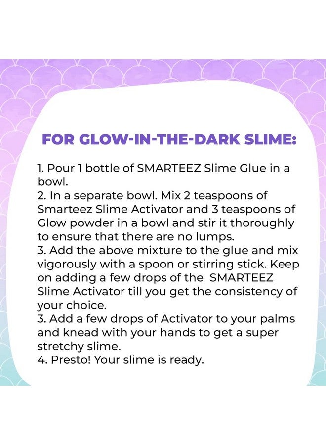 SMARTEEZ Mermaid Slime Therapy JAR | Mermaid Slime KIT | Slime Making KIT | 25+ Slime BATCHES | Glow in Dark Slime | Metallic Slime | Cloud Slime | Non Toxic | Safe | Kid Friendly | Jelly Putty Toys - Image 5