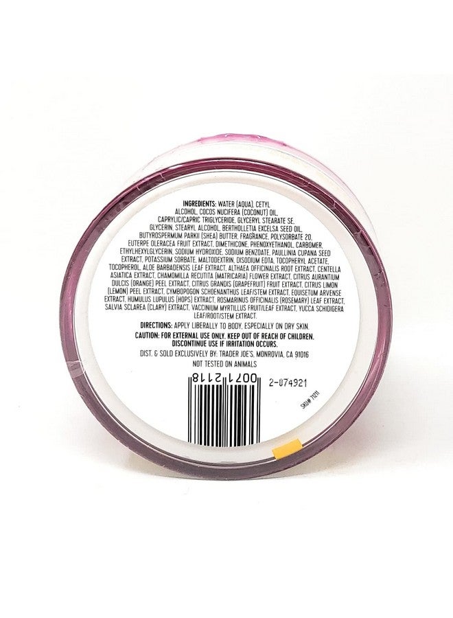 TJ's Trader Joe's Brazil Nut Body Butter Made With Acai and Guarana Extracts Net Wt. 8 Oz (227g) - Pack of 1 - Image 3
