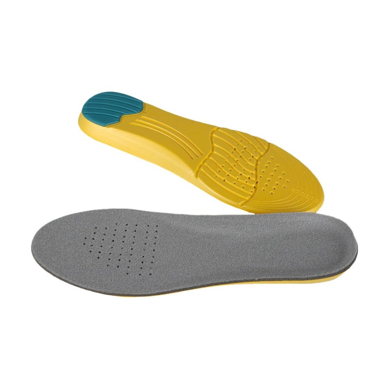 High Elastic Breathable Insoles For Running Shock Absorption Sweat Absorption Gray Size 35 40 - Image 2
