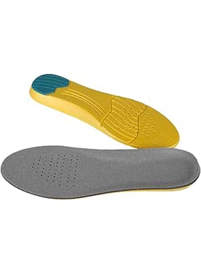 High Elastic Breathable Insoles For Running Shock Absorption Sweat Absorption Gray Size 35 40 - Image 1
