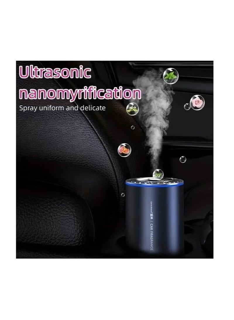 TIGER Smart Car Air Freshener Essential Oil Diffuser – 50ML Car Aroma Diffuser & Humidifier with Auto On/Off, Built-in Rechargeable Battery – USB Portable Aromatherapy Air Purifier for Car Interior, Office, and Travel – Quiet, Compact Design for Fresh Air - Image 2