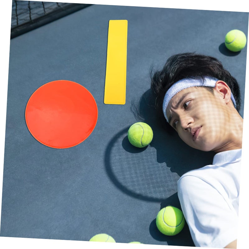 Agility Training Markers Set 10 Pcs PVC Floor Spot Markers for Football Tennis Courts - Image 4