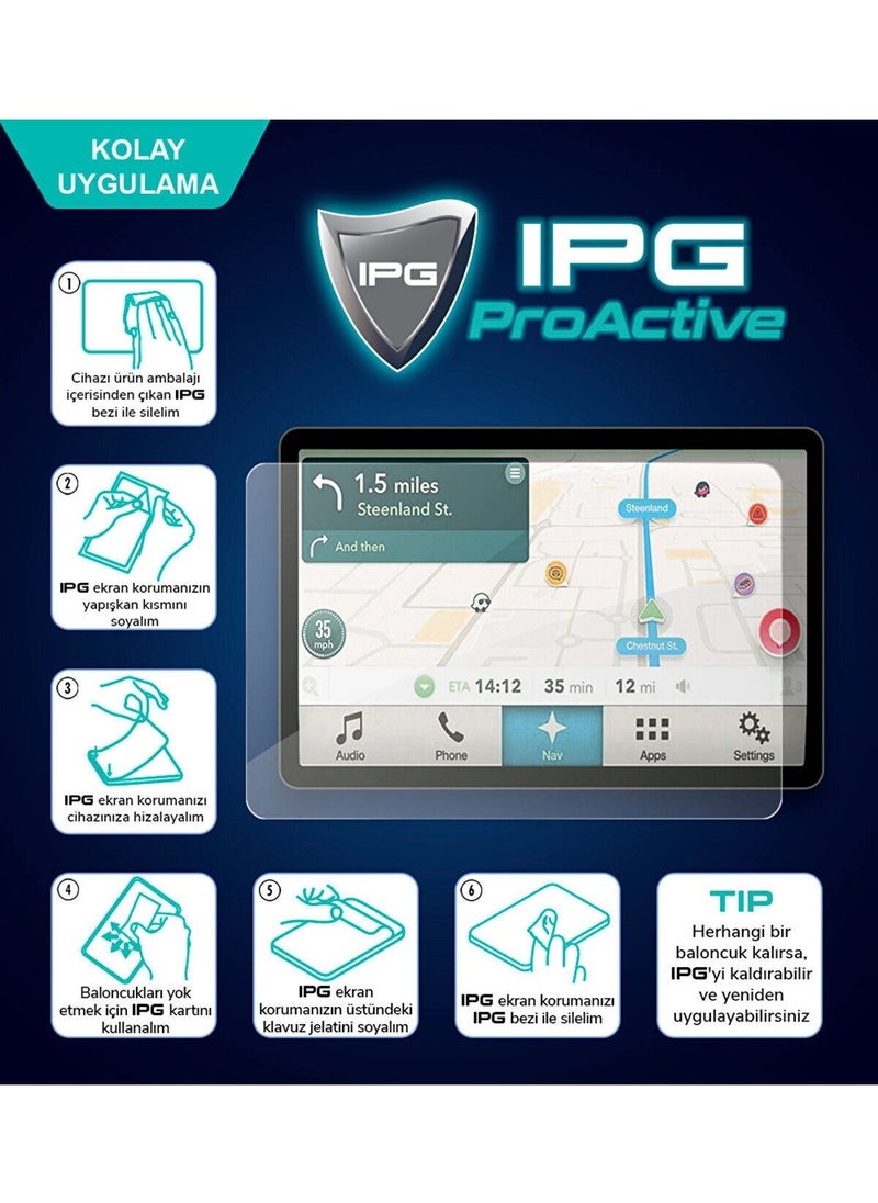 IPG 9h Nano Proactive Screen Protector for Volkswagen 2020 T-Roc 8 Inch Navigation  - Image 2