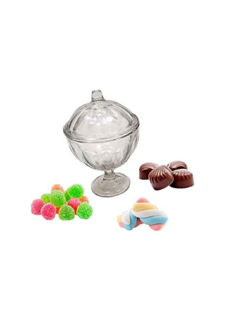 Classic glass serving bowl 18 x 12 cm - Image 2