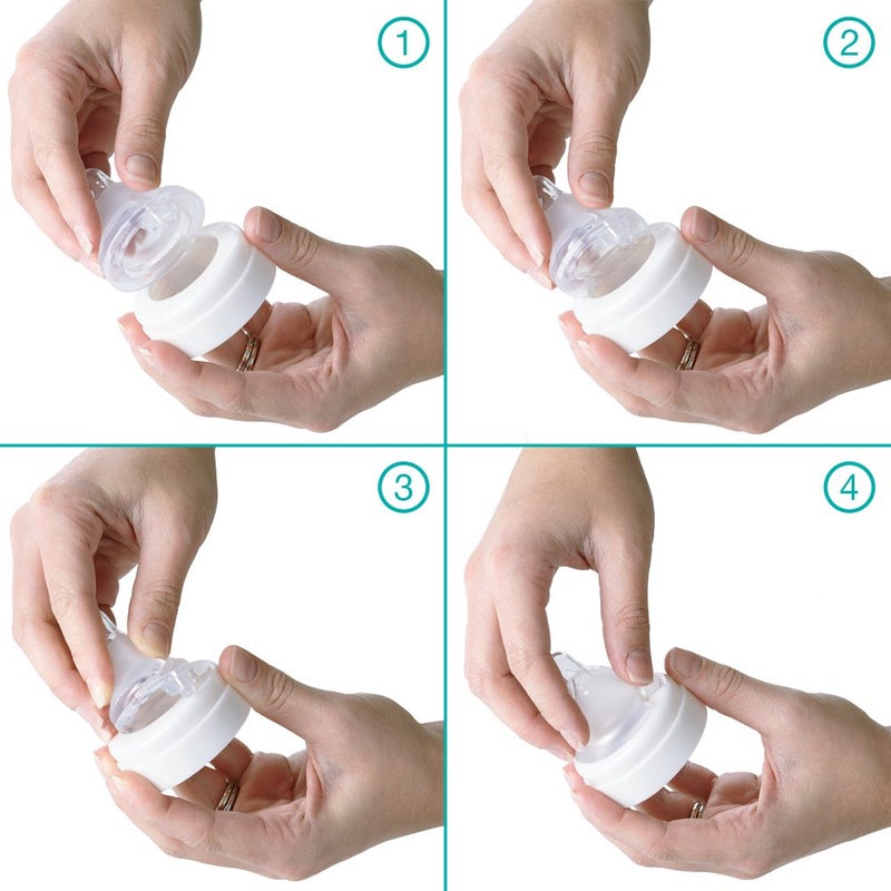 Evenflo Feeding Balance Plus Wide Neck Nipples for The Balance Plus Wide Neck Baby Bottles - Helps Reduce Colic - Fast Flow/X-Cut, 8 Months and Up (Pack of 2) - Image 5