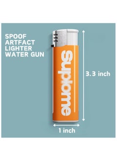 SYOSI Prank Water Squirt, Creative Water Shooting Toy Lighter, A Funny and Entertaining Water-Spraying Toy for Pranks and Laughter, Hilarious Gag Gifts & Pranks for Adults or Kids (6pcs red+orange+green)  - Image 2