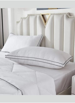 F.A.M.S Luxury Hotel Pillow | 1400 Gram | Premium Cotton | 70 x 50 CM | Hotel Collection Bed Pillows Set of 2 - Microfiber Cloud Hotel Pillow  - Image 3