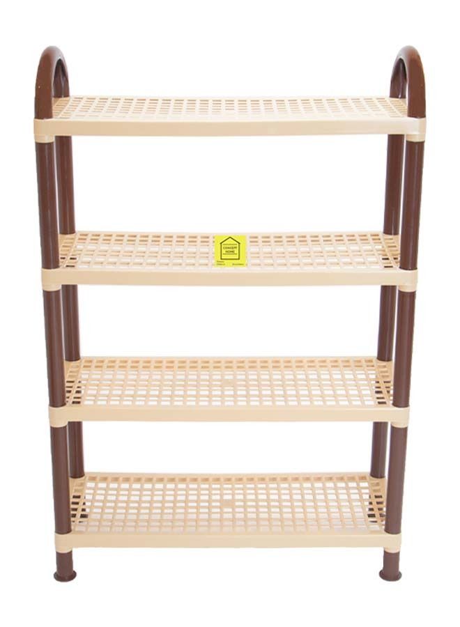 كونسيبت هوم منظم أحذية 4 طبقات بيج 55.5x21.7x82.7 سم - Image 1