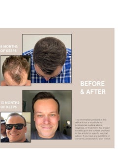Keeps Keeps Hair Regrowth Treatment Mens Shampoo for Fuller, Thicker Looking Hair, 8 oz - Thinning and Hair Growth Shampoo for Men - DHT Blocker - Infused with Biotin, Caffeine, & Saw Palmetto  - Image 5
