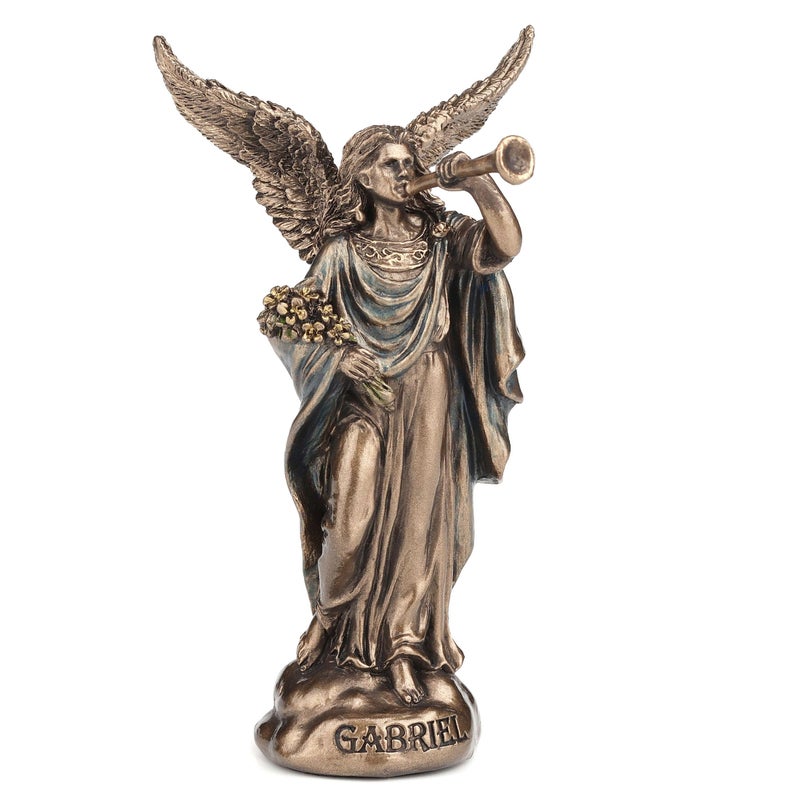 Veronese Design 4 The Seven Archangel Set Polystone Hand Painted Bronze Finish Collectible Figurine Home Decor - Image 2