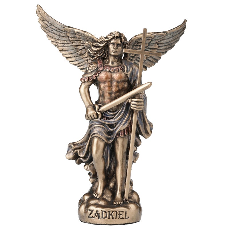 Veronese Design 4 The Seven Archangel Set Polystone Hand Painted Bronze Finish Collectible Figurine Home Decor - Image 4
