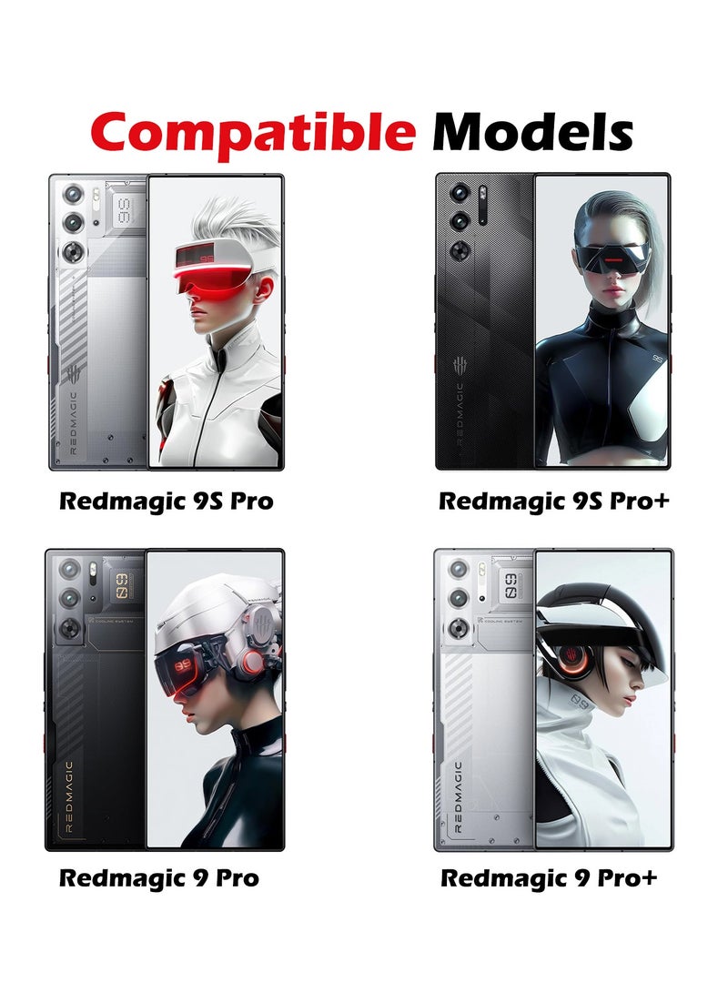 For ZTE Nubia Red Magic 9S Pro Case | Red Magic 9 Pro Case | Red Magic 9 Pro Plus Cover |  TPU Shockproof Airbags Bumper Mobile Phone Case, Camera Lens Protection Back Cover, 9 Pro+ Protective Casing - Image 2
