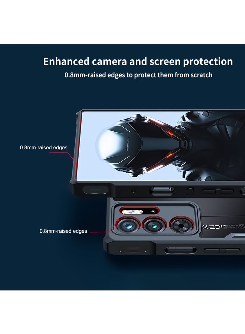 For ZTE Nubia Red Magic 9S Pro Case | Red Magic 9 Pro Case | Red Magic 9 Pro Plus Cover |  TPU Shockproof Airbags Bumper Mobile Phone Case, Camera Lens Protection Back Cover, 9 Pro+ Protective Casing - Image 3