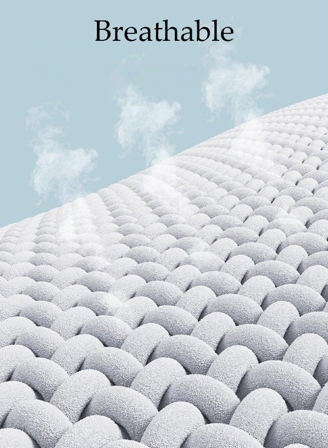 DUNISO 2 Pieces Bathroom Rugs Mat Super Soft Water Absorbent Microfiber Non-Slip Quick Drying Bath Tub Mat Toilet Rugs Perfect Bathroom Mats for Bathroom Tub and Shower - Image 5