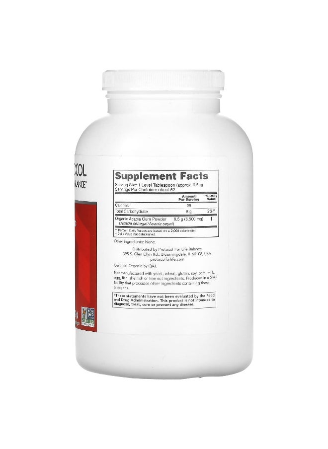 Protocol For Life Balance Protocol for Life Balance, Certified Organic Acacia Pure Powder, 12 oz (340 g)  - Image 2