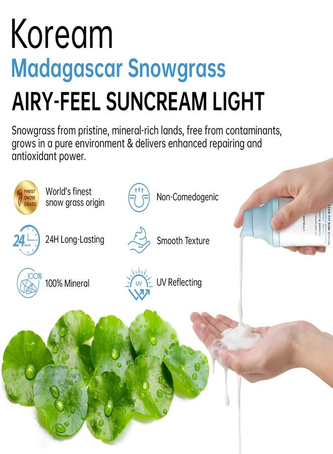 CHANGARLOAD Korean Sunscreen for Face & Body - SPF 50+ Madagascar Centella Mineral Sunblock with Tinted Moisturizer, Hyaluronic Acid & Niacinamide, Lightweight & Hydrating Korean Skin Care, 50ml - Image 4