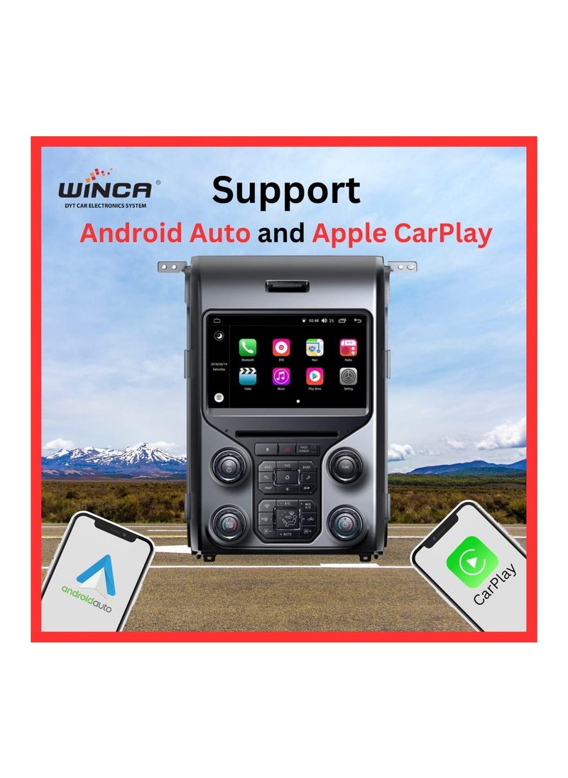 WINCA Car Android System With CarPlay Compatible With FORD 150 2013-2015 9 Inch 4+32GB Special Android System Full Touch Gps Navigation Multimedia Player Item-ford 150