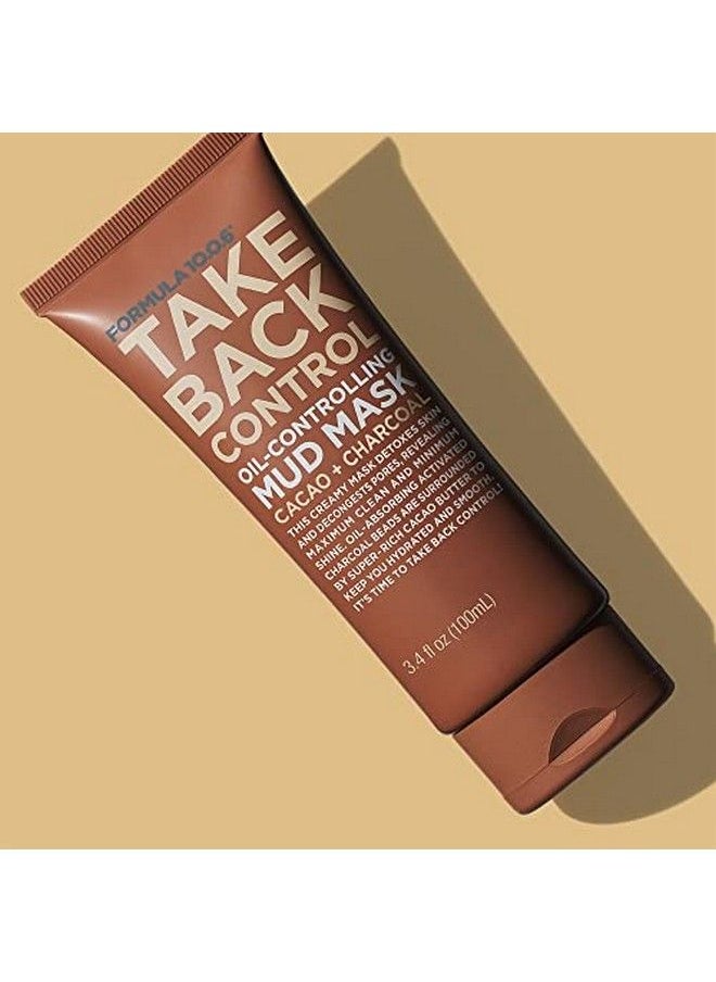 FORMULA 10.0.6 - Take Back Control Oilcontrolling Mud Mask Creamy Mud Mask Detoxes Skin & Decongests Pores Vegan Parabenfree Sulfatefree & Crueltyfree 3.4 Fl Oz - Image 1