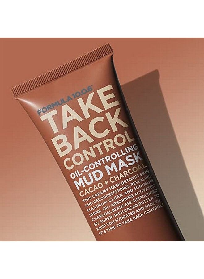FORMULA 10.0.6 - Take Back Control Oilcontrolling Mud Mask Creamy Mud Mask Detoxes Skin & Decongests Pores Vegan Parabenfree Sulfatefree & Crueltyfree 3.4 Fl Oz - Image 1