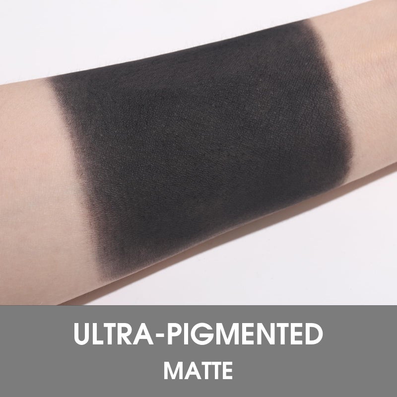 UCANBE Black Single Eyeshadow Palette, Highly Pigmented Matte Eye Shadow Powder, Professional Long-Lasting Waterproof Makeup Palette - Image 3