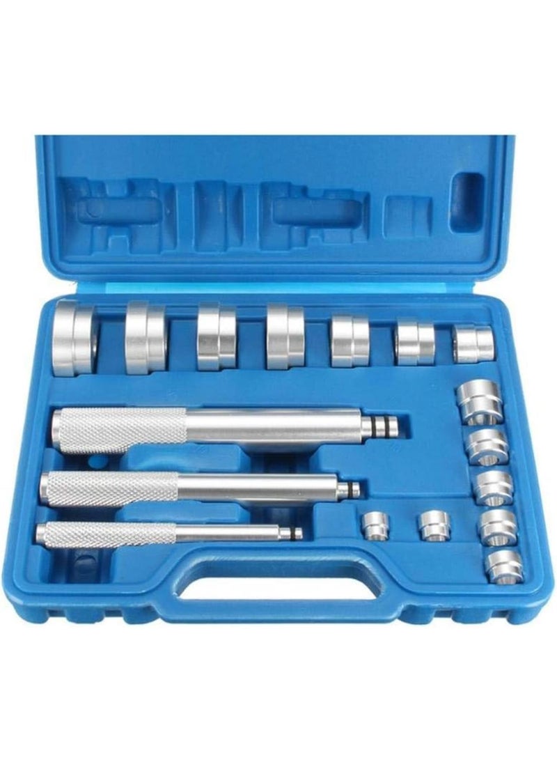 GGOOT 17PCS Aluminum Wheel Bearing Race Seal Driver Bush Removal Tool Kit Hardware Shaft Bearing Tool Kit TP-0145  - Image 1