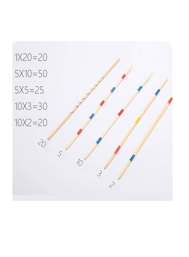 SUNSAR 3 Pack Pick Up Sticks, 93pcs Wooden Pick Up Sticks Boxed with Instructions,Fun Development Learning Toys for Children, Fun Family Game - Image 3