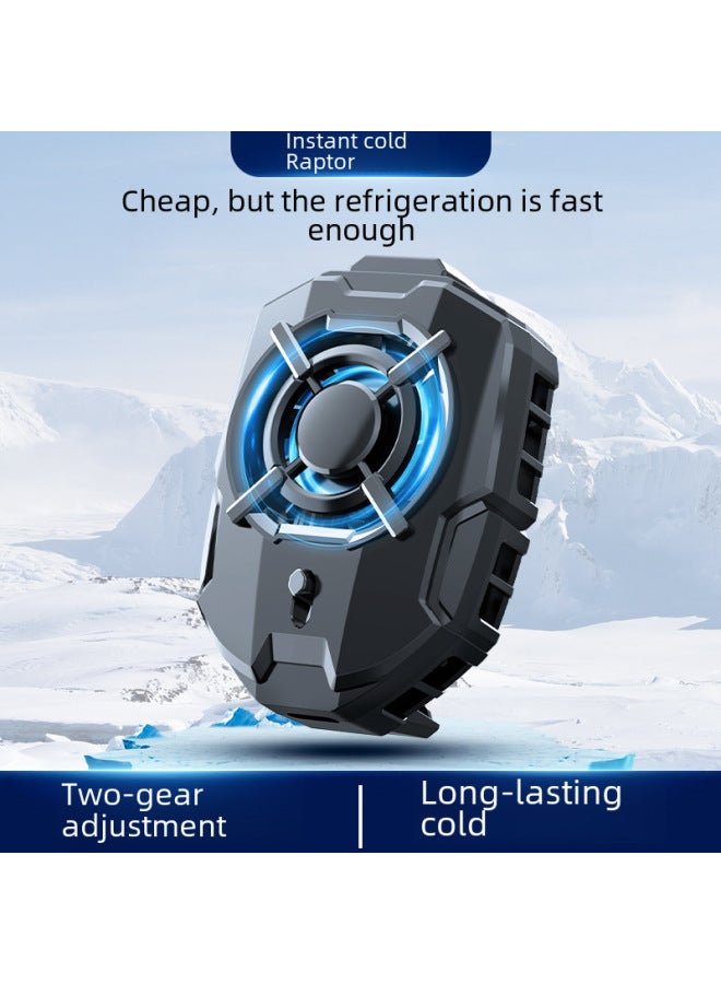 Rice Ink DL05 Mobile Phone Radiator Memo Digital Display Shift Magnetic Semiconductor Cooler Game Handle-Color:DLA6 Back Clip Semiconductor  - Image 5