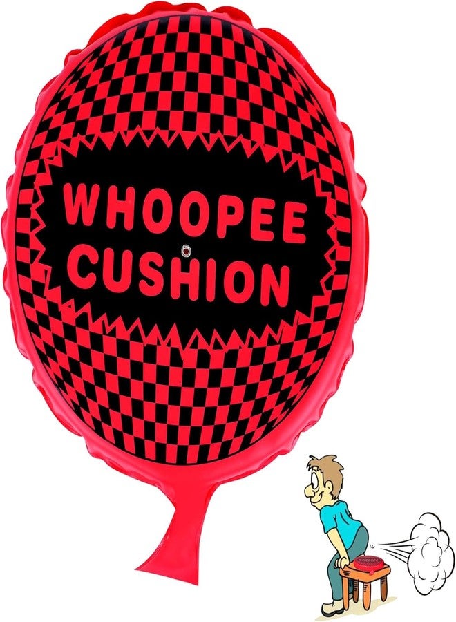 PartyToko PT Whoopie Cushion and Fake Potty Classic Whoopee Cushion Goodie Woopy Cushion Fart Bag for Boys and Girls, Party Favors and Prank Gifts 2pcs Set - Image 4