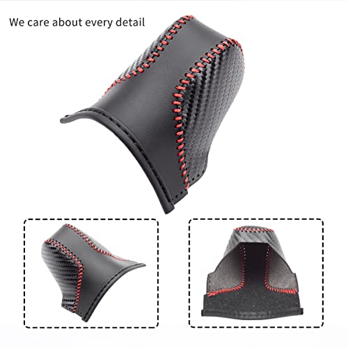JINZHAO Auto Car Leather Gear Shift Knob Cover for Honda Accord 10th Gen 2018-2022 / Civic 2022-2023 /CRV 2023 / HR-V 2023 Accessories - Image 4