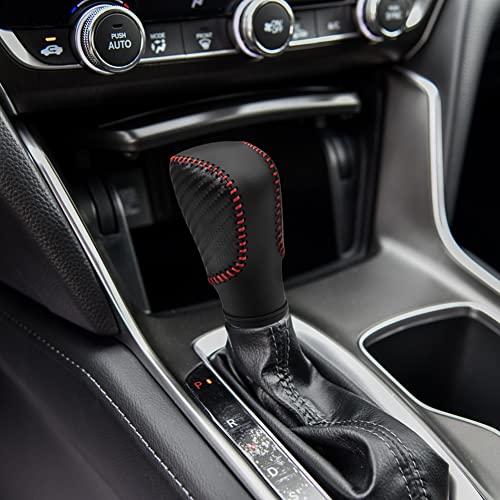 JINZHAO Auto Car Leather Gear Shift Knob Cover for Honda Accord 10th Gen 2018-2022 / Civic 2022-2023 /CRV 2023 / HR-V 2023 Accessories - Image 3